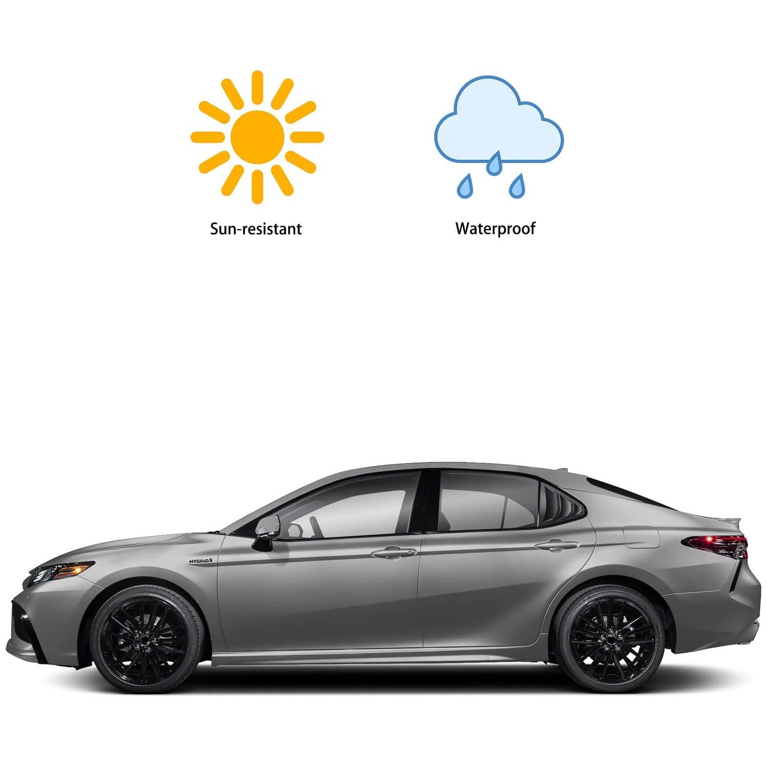 🔥🚗 Rear Window Louvers for Toyota Camry 2018-2024 | 2PC Sporty Set⚡ABS Air Vent Covers⚡【Side Scoop Kit】Exterior Trim Blinds & Shades - No-Drill 5-Min Install 🔥🚗 Rear Window Louvers for Toyota Camry 2018-2024 | 2PC Sporty Set⚡ABS Air Vent Covers⚡【Side Scoop Kit】Exterior Trim Blinds & Shades - No-Drill 5-Min Install